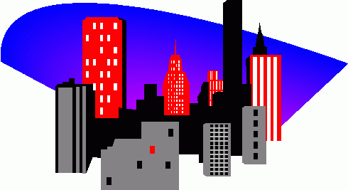 490x267 City Skyline Clip Art