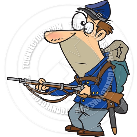 460x460 Civil War Soldier Clipart