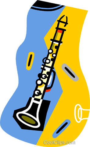 295x480 Clarinet Royalty Free Vector Clip Art Illustration Vc018026
