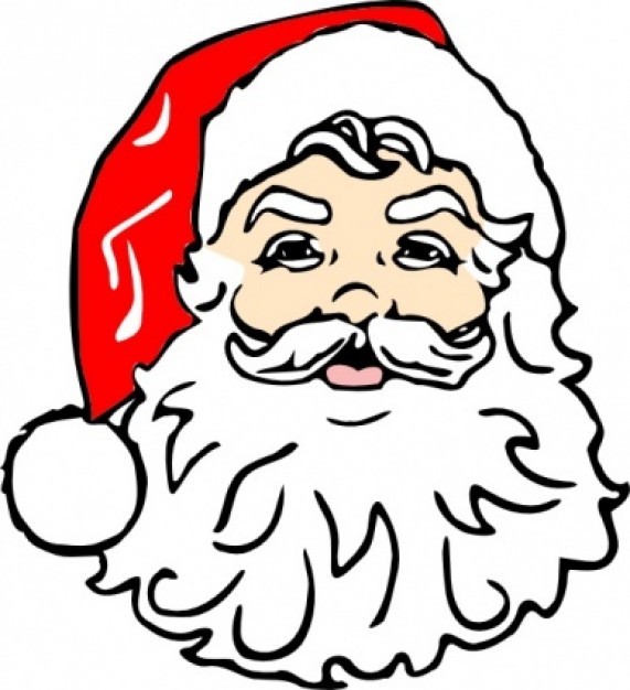 571x626 Classic Santa Clip Art 431768 Clipart Panda