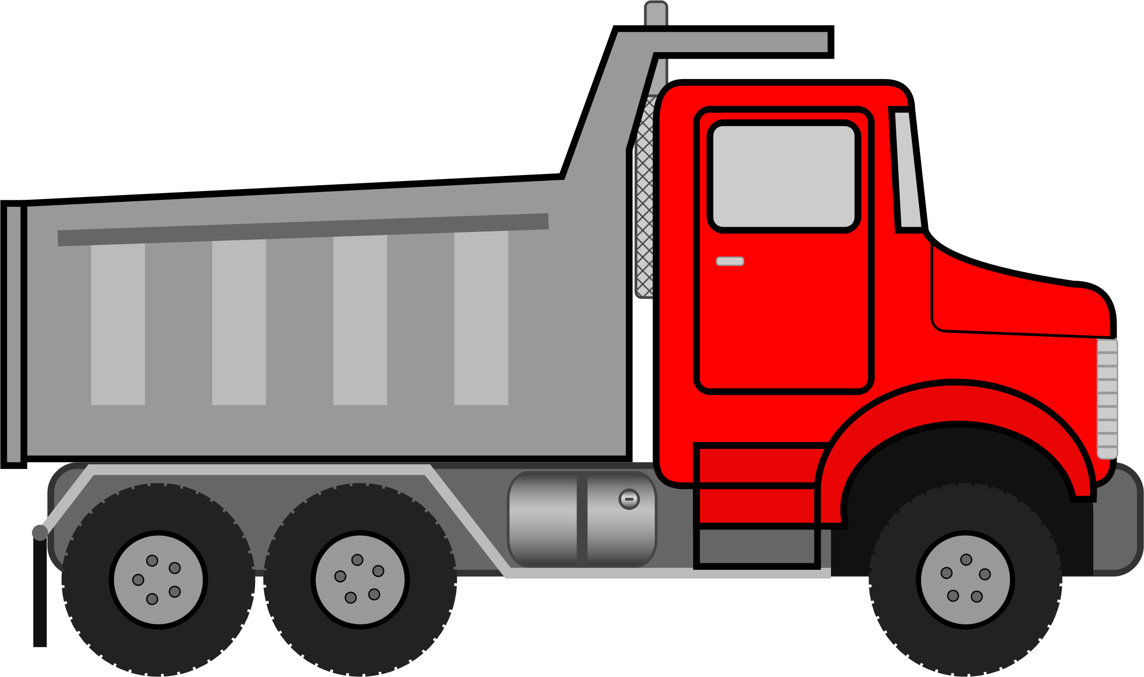 2346x1389 Truck Vector Clipart Image