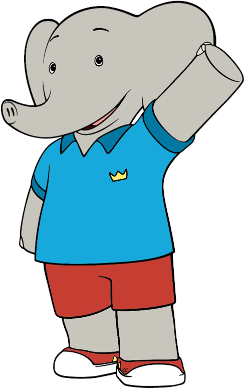 493x777 Babar And The Adventures Of Badou Clip Art Cartoon Clip Art