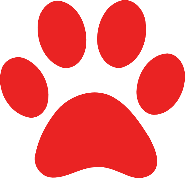 600x578 Paw Print Clip Art