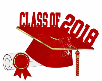 340x270 Class Of 2018 Clipart More Colors Black Gold Graduation