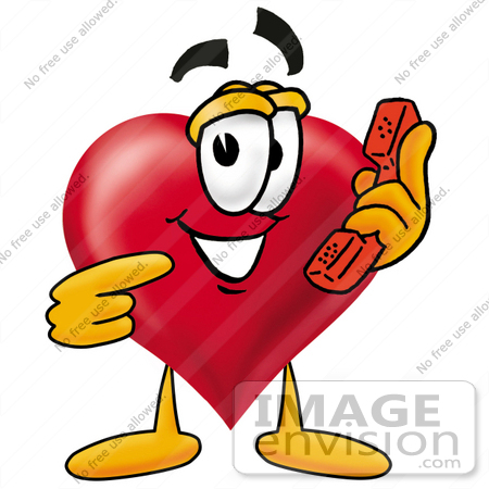 450x450 Cliprt Graphic Of Red Love Heart Cartoon Character Holding