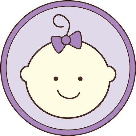 442x442 Baby Girl Clip Art