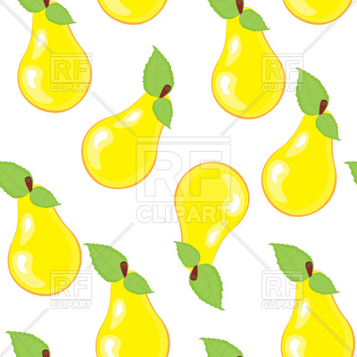 400x400 Seamless Pear Background Royalty Free Vector Clip Art Image