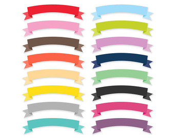 341x270 Banner Clip Art Ribbon Clip Art Border Clip Art Digital