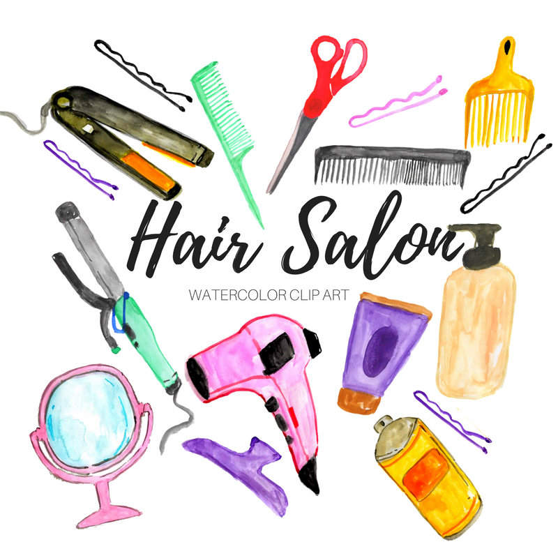 800x800 Hair Salon Clip Art
