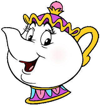 320x336 Mrs. Potts Beauty And The Beast Clip Art Free