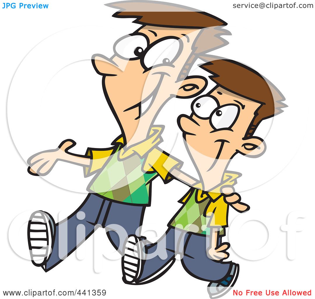 1080x1024 Royalty Free (Rf) Clip Art Illustration Of A Cartoon Big Brother