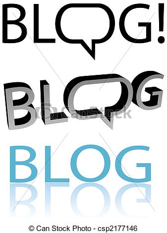 337x470 Blog Flat And 3d Blogger Speech Bubble Balloon Copyspace . Clip