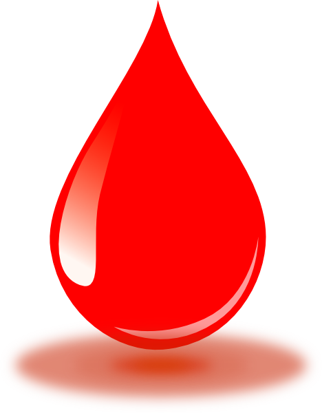 468x600 Nice Design Blood Drop Clipart