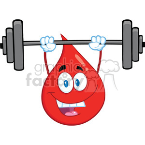 300x300 Royalty Free Royalty Free Rf Clipart Illustration Red Blood Drop