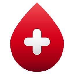 256x256 Blood Drop Clip Art