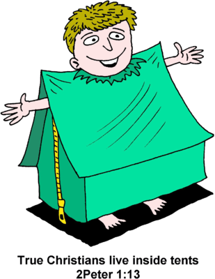 309x400 Image Tent Of This Body 2 Peter Clip Art