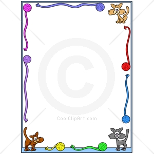 300x300 Dog And Cat Border Clip Art