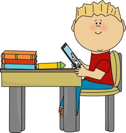 424x446 Student Sitting In Chair Clip Art Penaime