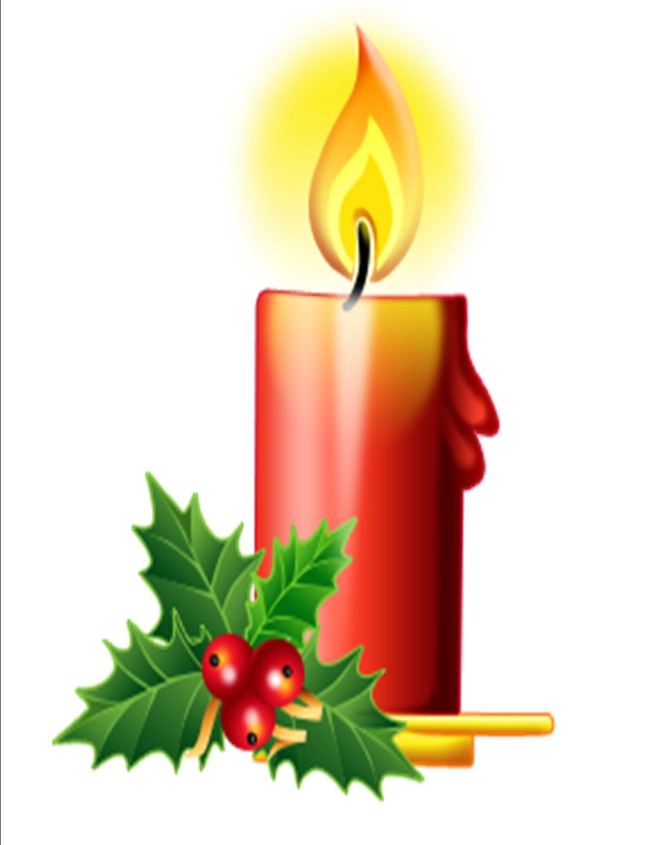 1275x1650 Christmas Candle Clipart Christmas Clip Art