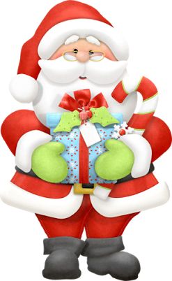247x402 Santa Christmas Winter Clip Art Images
