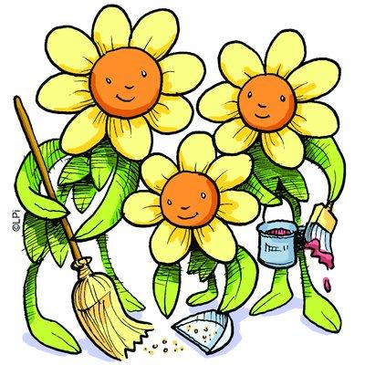 400x400 Yard Clean Up Clipart
