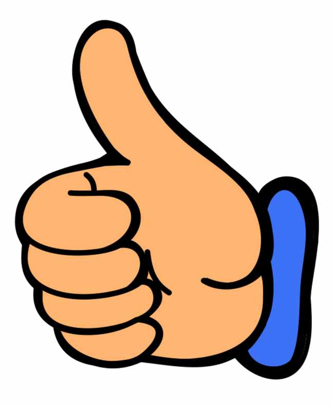 646x789 Smile Thumbs Up Clip Art Clipart Image 0