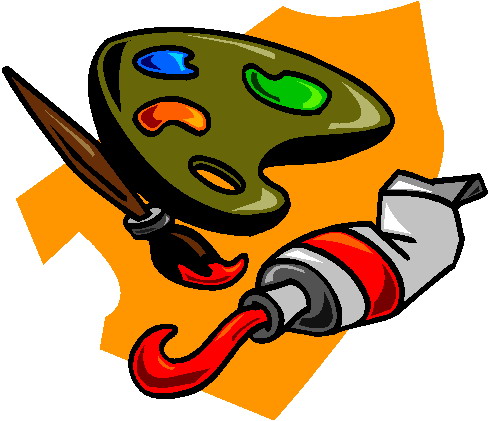 490x421 Clip Art Activities Painting