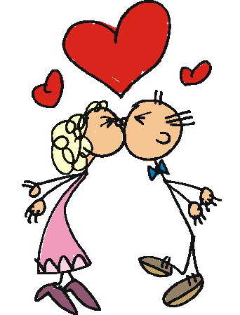 342x449 Free Kissing Clipart