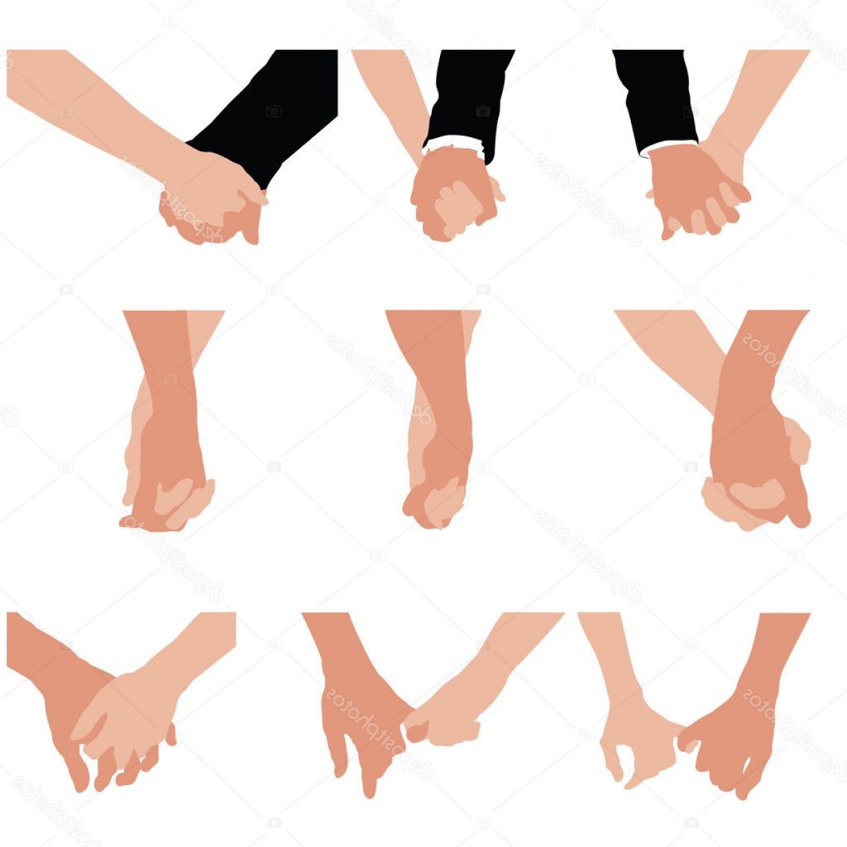 1228x1228 Hand Vector Clip Art Createmepink