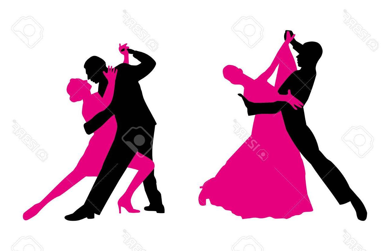 1300x838 Best Free Couples Are Dancing Vector Clip Art Magenta And Black
