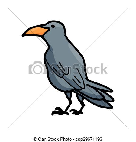 450x470 Crow Doodle Eps Vectors
