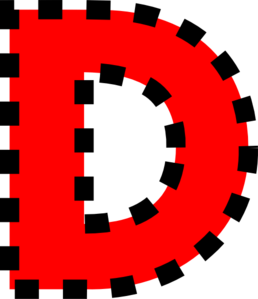 258x299 Letter D Clip Art