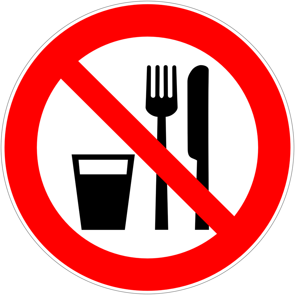 958x958 Public Domain Clip Art Image Deutsch Essen Und Trinken Verboten
