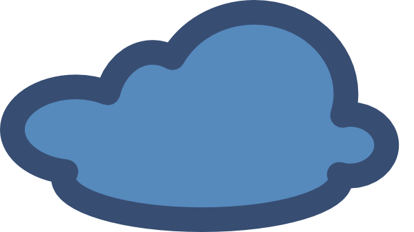 600x337 Cloud Blue Modified D Clip Art