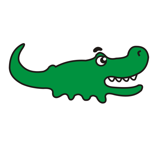 500x500 Top 75 Crocodile Clip Art