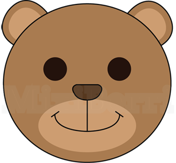 350x325 Bear Clip Art Easy