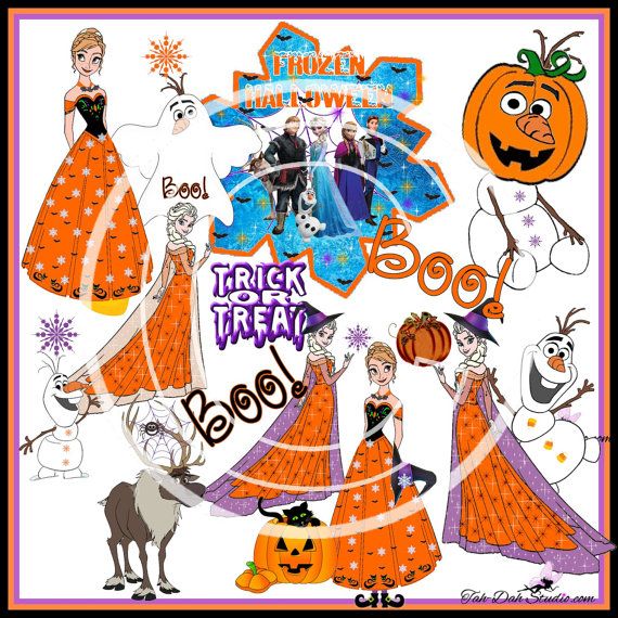 570x570 Frozen Halloween Clipart