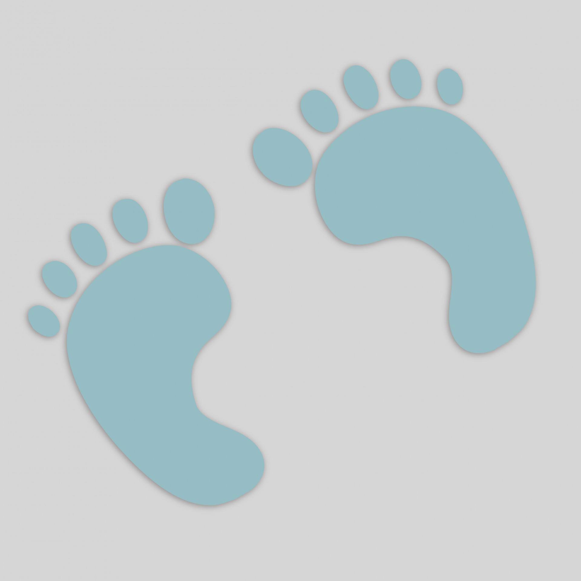 1920x1920 Blue Baby Feet Clip Art