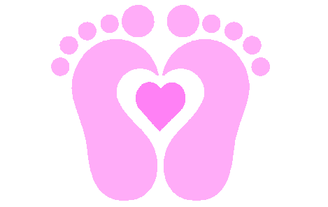 469x296 Image Of Baby Footprint Clipart