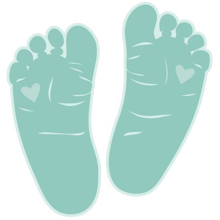 432x432 Large Baby Feet 2 Clip Art