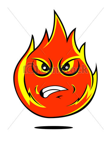 367x470 Fire Cartoon Vector Clip Art