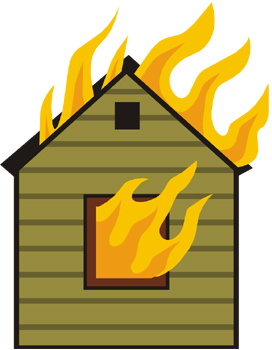 272x350 House On Fire Clipart N783250