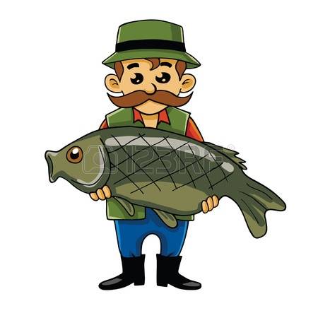 450x450 Fisherman Clipart Vector