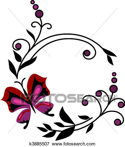398x470 Purple Flower Clipart Butterfly Clip 3826283