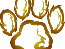 220x165 Lion Footprint Clipart Lions Paw Print Clip Art
