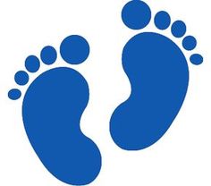 236x208 Baby Footprint Clip Art