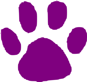 298x282 Purple Animal Footprint Png, Svg Clip Art For Web