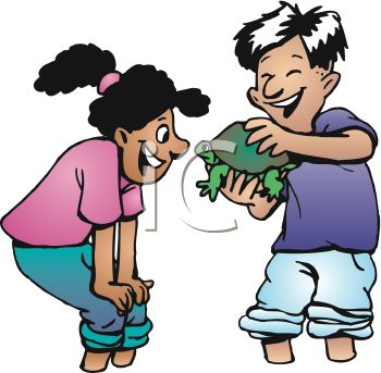 350x343 Boy Showing His Pet Turtle To His Friend