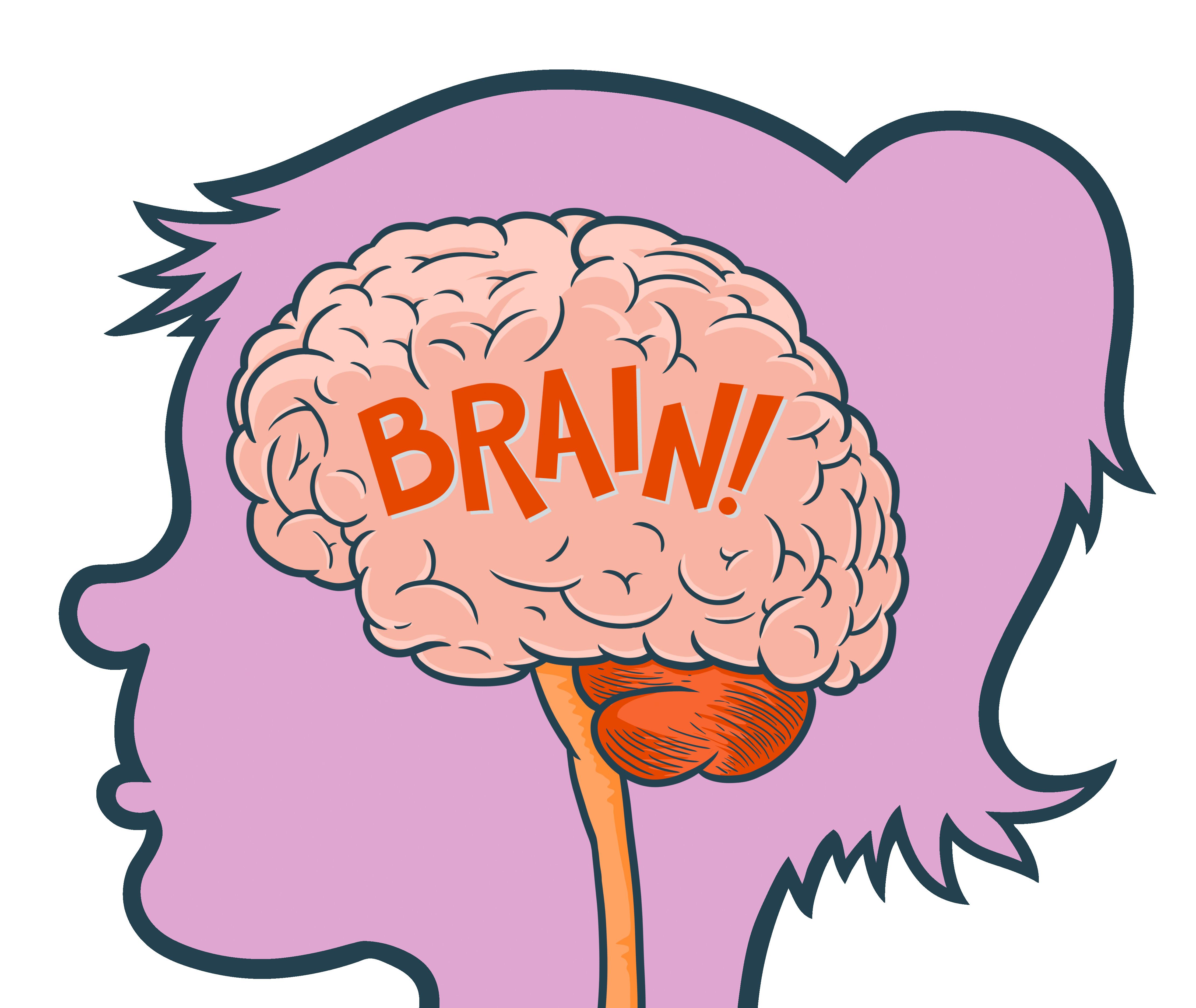 4444x3744 Brain Clipart For Kids