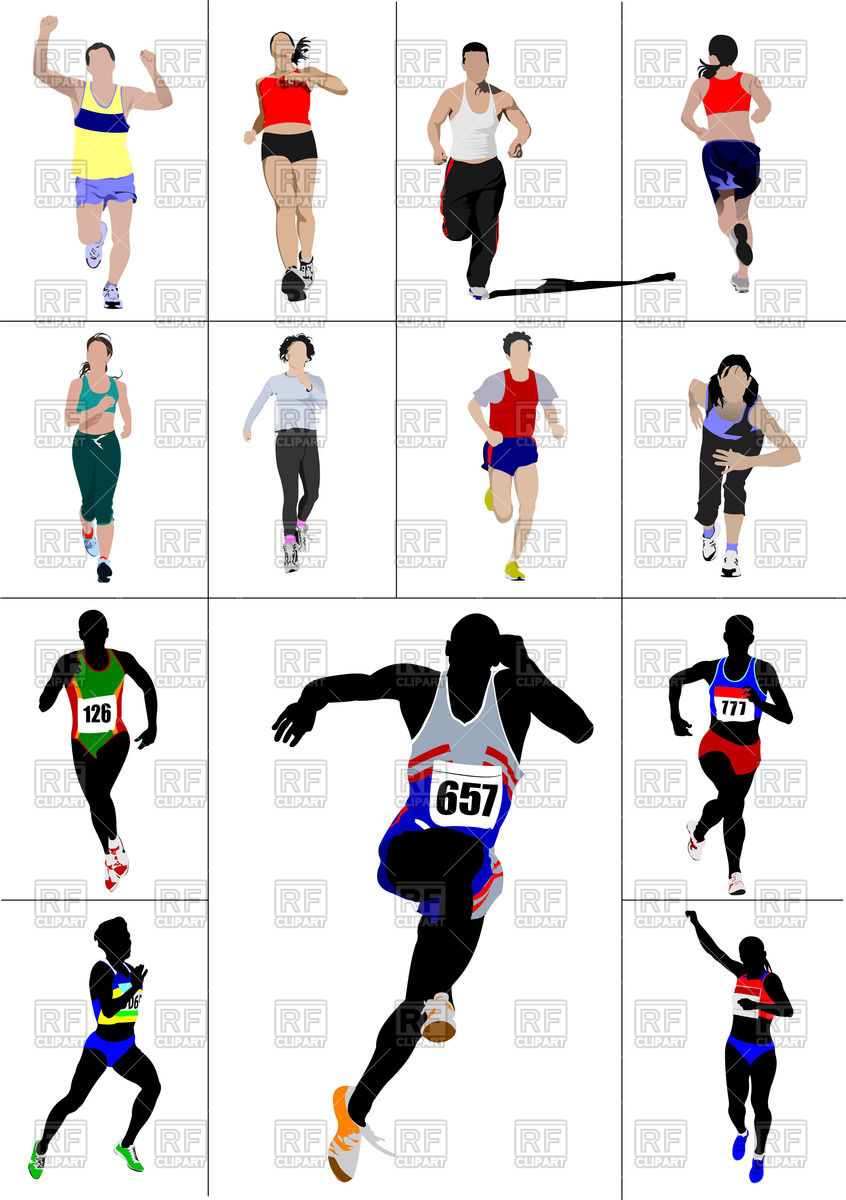 846x1200 The Running Men And Women